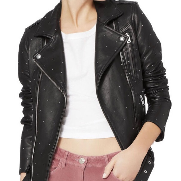 IRO studded leather jacket - Picture 2 of 5